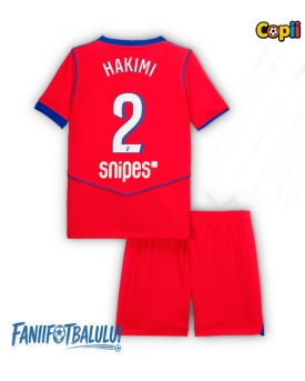 Paris Saint-Germain Achraf Hakimi #2 Echipament de Fotbal Replică 2025-26 Copii Treilea (+ Șorturi)